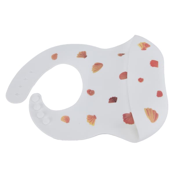 Unisex silikon smekker for småbarn Justerbar matfanger for 1-3 år gamle BabyShell