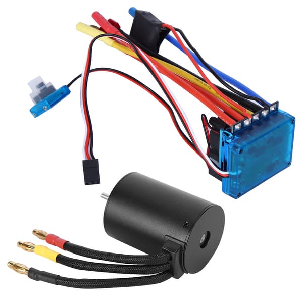 3650 Motor 3100KV Børsteløs ESC RC Tilbehør Reservedel til 1/10 RC Bilmodel (45A)