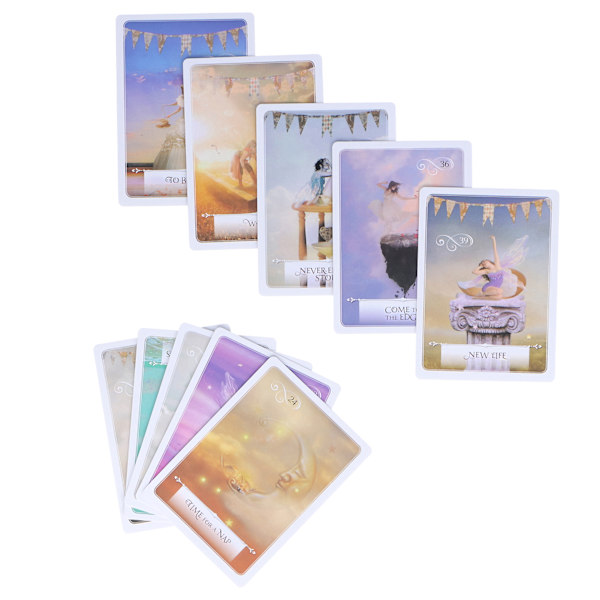 Brettspill 52-Deck Tarot-kort Engelsk språk Interaksjon Spådom Spillkort