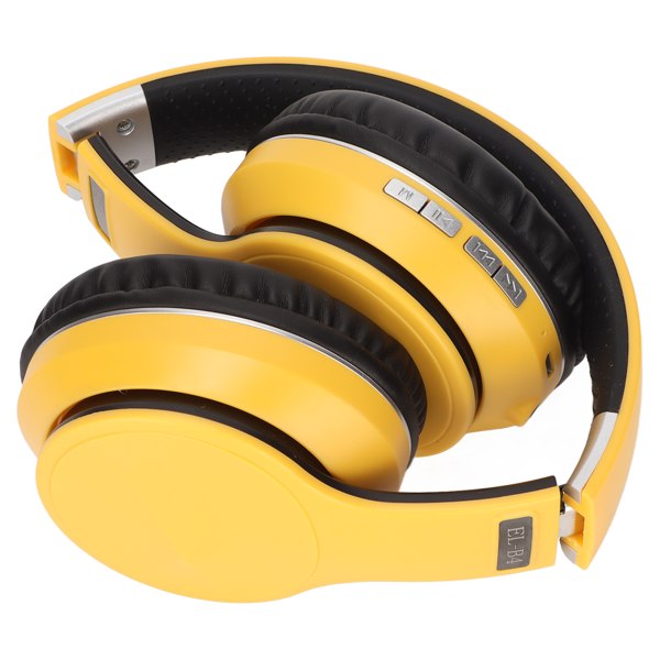 ELB4 Bluetooth-hodetelefoner Multifunksjon sammenleggbare trådløse øretelefoner for sportsspill (gul)