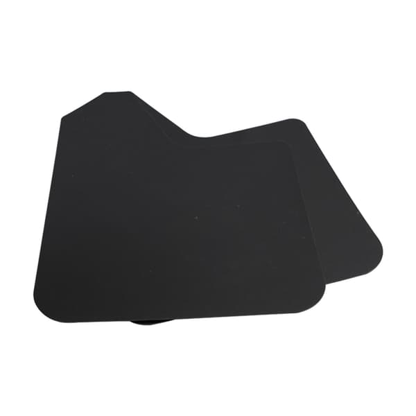 4-pak Stænklapper For og Bag Sort Universal til Lastbil Pickup Bil Sort Black 385mmx293mm