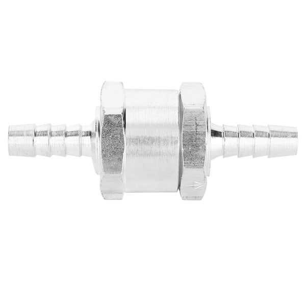 Alumiininen polttoaineen takaiskuventtiili, yksitie, bensiini, 6 mm