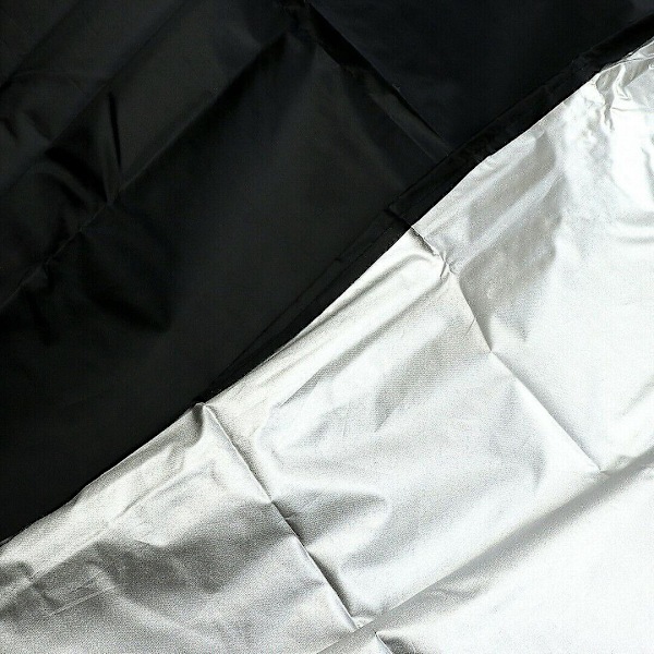 Hjørnesofabetræk til haven 210d UV/vindafvisende, sort, 215x215x87cm