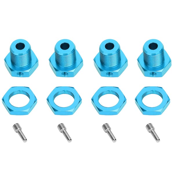 5mm 0,2 tommer Aluminium Legering Dæk Kombinator Kobling Passer til TRAXXAS EREVO 1/10 Bil (Blå)