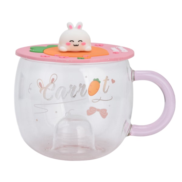 Sød og smuk krus med silikone låg håndtag til kaffe mælk havregryn gaver Type A