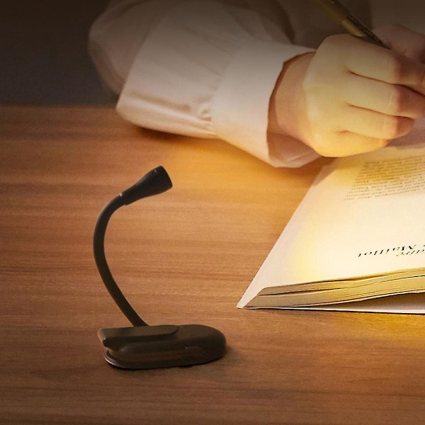 Clip-On Rechargeable Book Light for Reading in Bed - Perfect Book Lover Gift