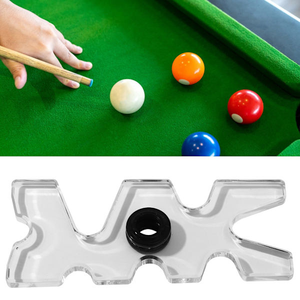 Läpinäkyvä akryyli snooker biljardi kippiteline Moosehead pään lisävaruste yhdeksän pallon mailalle