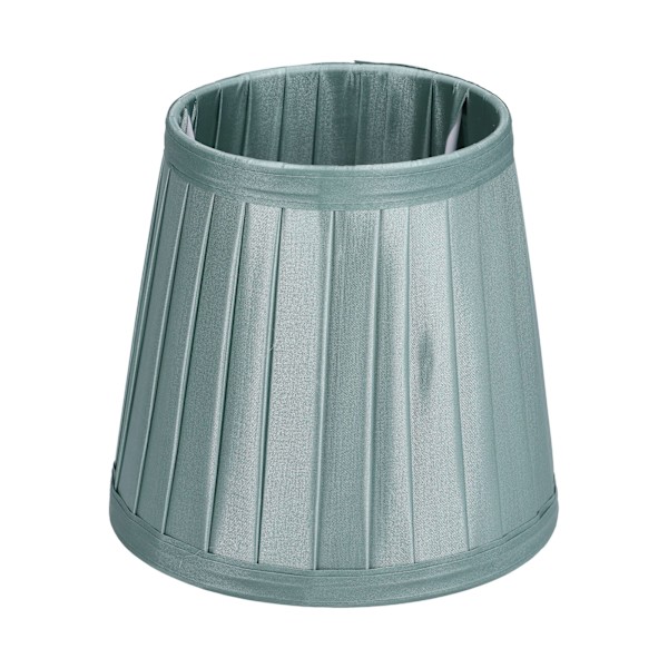 E14 Tyg Lampskärm Soft Clip On Green Tyg Cover för Hotell Halls sovrum