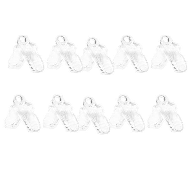 20 st/pack Tält Klämkrok Markis Vindrep Clamp Tält Dragpunkt för utomhuscamping