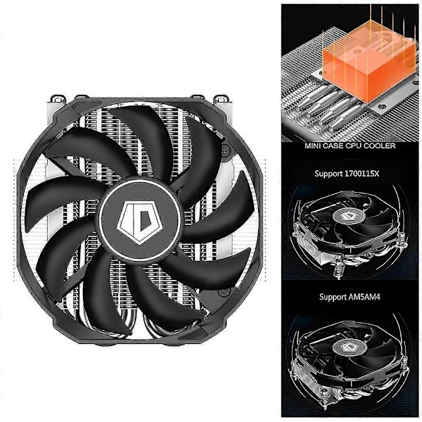 Jäähdytystuuletin 4pin Pwm Korkea Ilmanpaine Matala Melu Pwm Jäähdytystuuletin Cpu-jäähy
