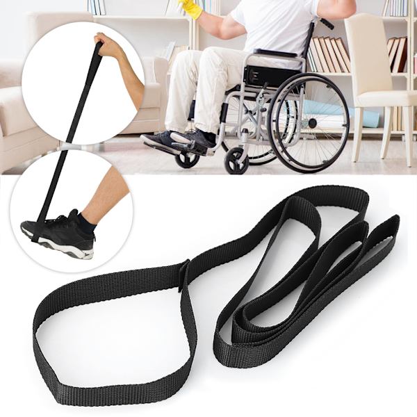 Nylon benløfterrem med fodstrip Mobilitetshjælper handicap Ældre