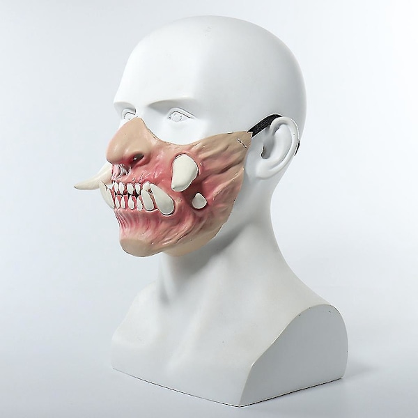 Simulerad Emulsionsgjord Mask Leksak Present Läskiga Leksaker Intressant Gåva