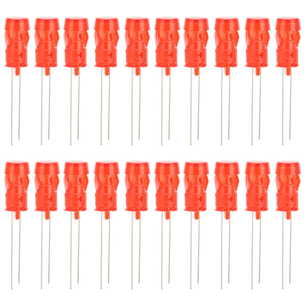 20 st 3 mm DIY LED-diod bärbar ljusdiod för vetenskapligt projekt ExperimentRött ljus