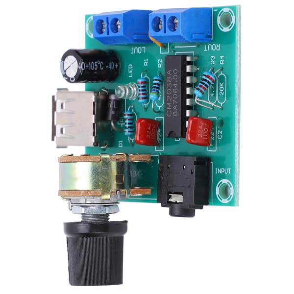Vahvistinlevymoduuli USB Sisäänrakennettu ylikuumenemissuojapiiri PM CM2038 DC2-6V