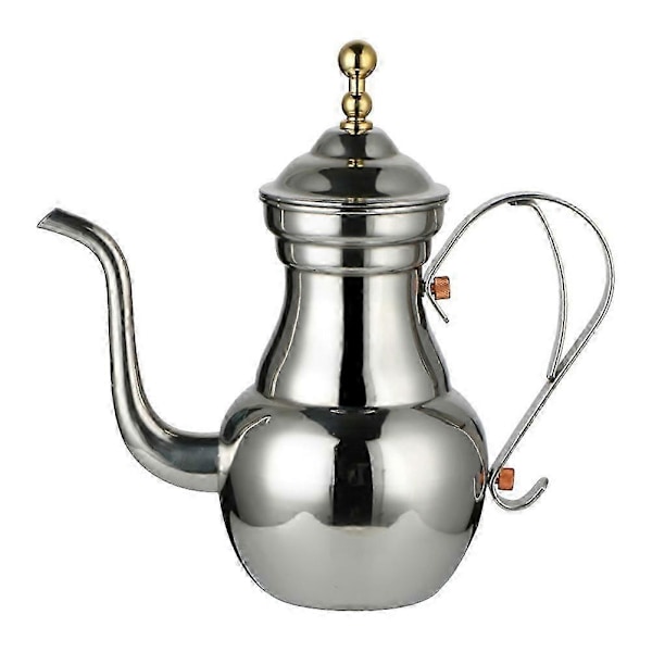Handbryggningskaffekanna med lång pip Mellanösternstil Tekanna Kaffekanna (1,5L)