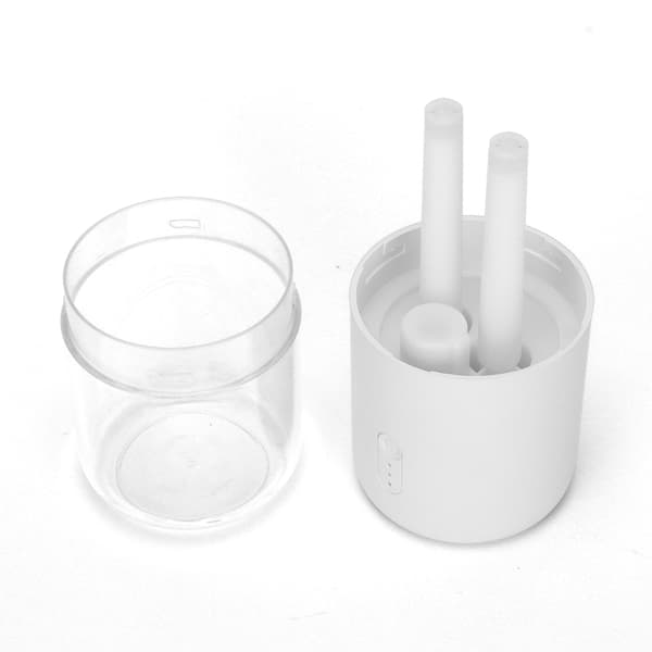Luftfukter Dobbel Jet 280ml USB-lading Stille 3 Spraymoduser Bærbar Luftfukter for Kontor Soverom Bil