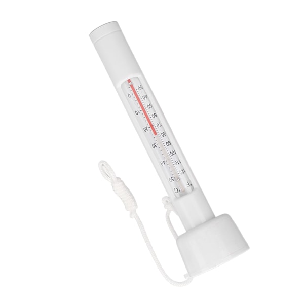 Bassengtermometer Transparent Farge Vanntett Holdbar 0 til 50℃ Enkel Avlesning Svømmebasseng Termometer for Elv