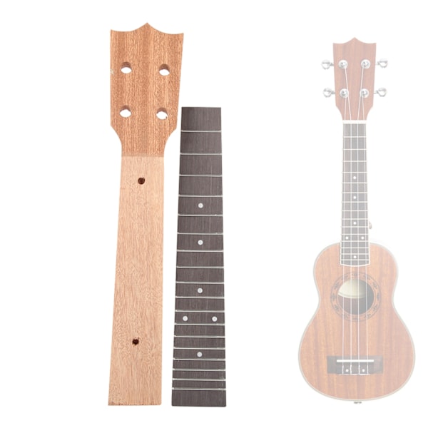 Ukulele-hals i Okoume-tre med rosentre-gripebrett, tilbehør til musikkinstrumenter (23 tommer)
