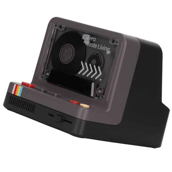 Bluetooth kassettspelare Bärbar stereotejp Retro Bluetooth högtalare Stöder Bluetooth AUX och minneskort svart