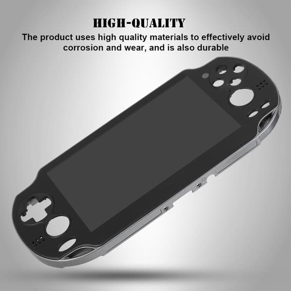 Ersättnings-LCD-skärm Digitizer Display för Playstation PSV 1000 Spelkonsolmontering