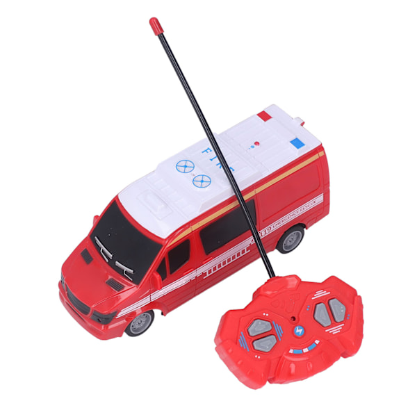 RC brannbil - Fjernkontroll - Høy simulering - Stabil - Holdbar - Fjernkontrollbil for barn over 3 år