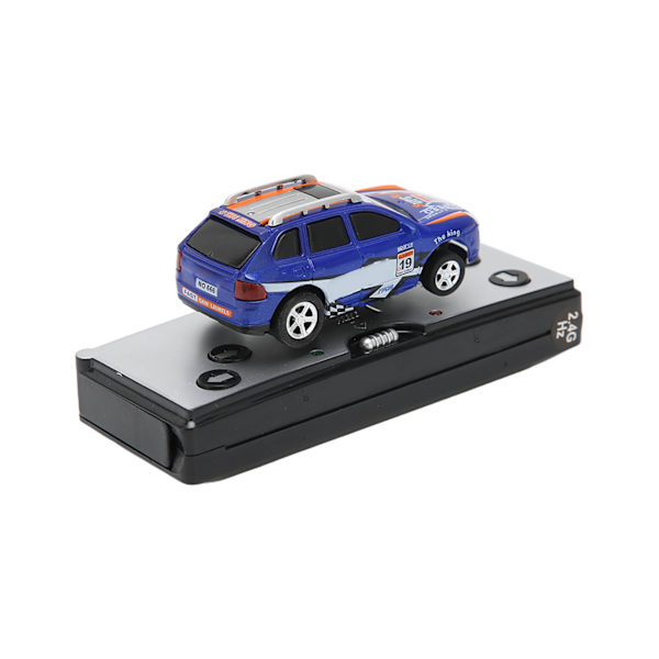 Mini RC Racing 4 Way Drift Car 1:64 fickstorlek på fjärrkontrollfordon för inomhus utomhus 3+ barn