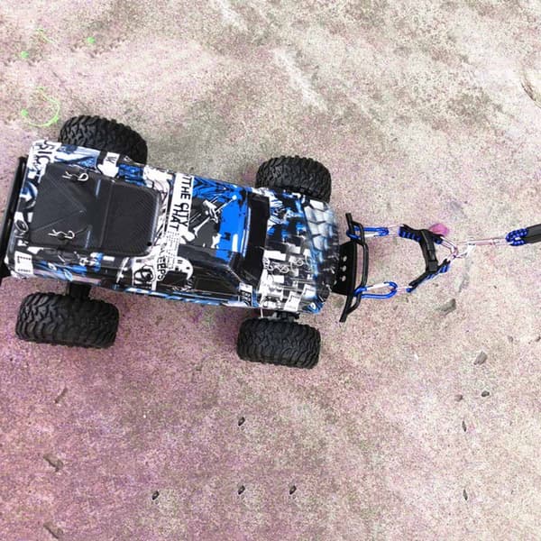 Holdbar RC Bil Trækreb Model Trailer Line med Krog RC Biler Legetøj Tilbehør Blå