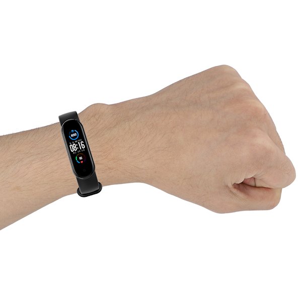 Blød silikone håndledsrem udskiftning armbånd til Mi Band 5