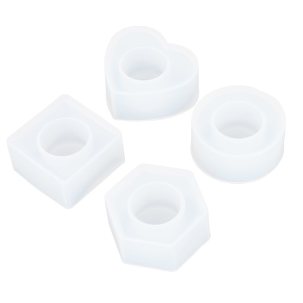 Krystal Epoxy Opbevaringsboks Form DIY Hexagonal Rund Firkantet Spisebord Håndklæde Spænde Silikoneform
