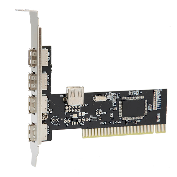 PCI-laajennuskortti 4-porttiseen USB2.0-hub-sovittimeen, nopea muuntaja, universaali PC-lisävaruste
