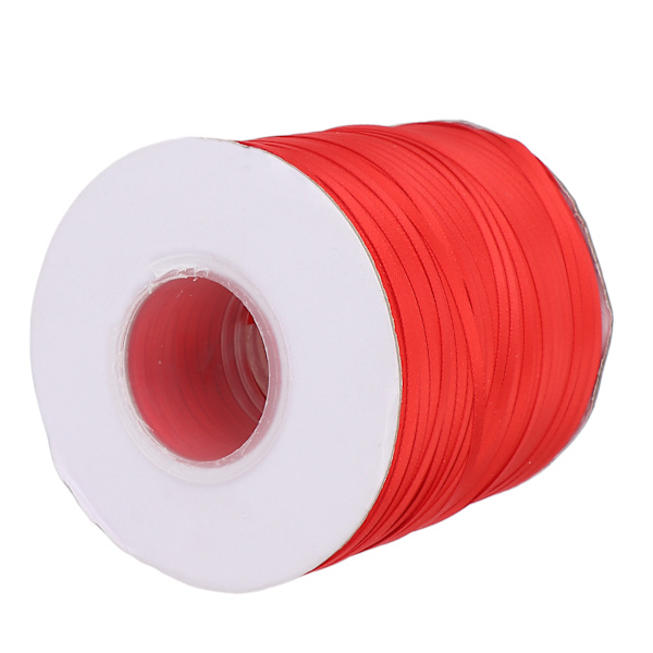 Presentband 3mm 500m långt polyester blekningsfritt livfull färg lätt hållbar bred applikation presentförpackningsband