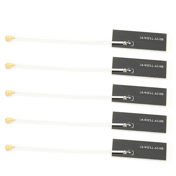 5 stk 2,4g 5G-antenne innebygd WIFI-antenne for IPEX1-grensesnitt trådløst WIFI-kort