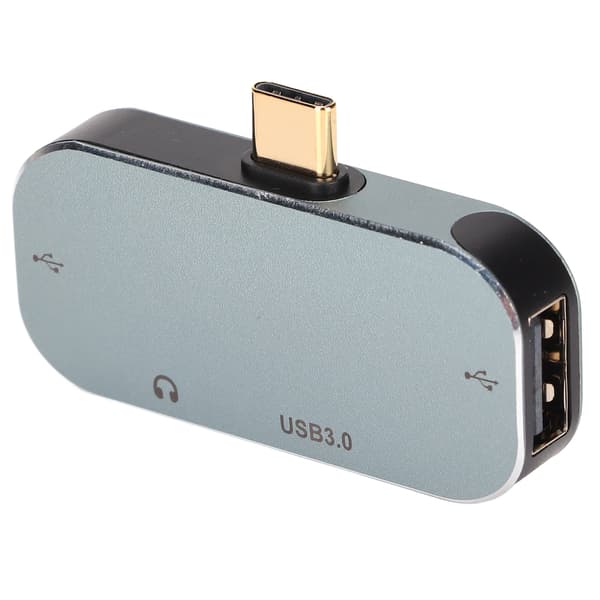 USB C-adapter Universal USB C til 3,5 mm lydadapter Hovedtelefonstik Opladningsadapter