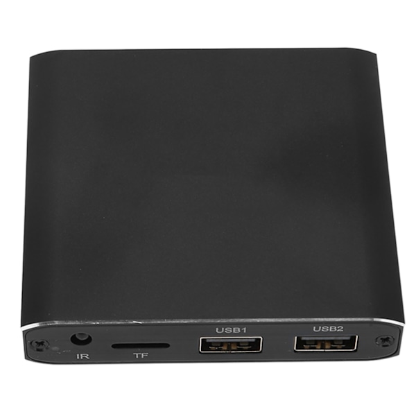 4K Media Player UHD 30fps Video Bilde Musikk Mini HD Multimedia Interface Auto Play Loop Funksjon Media Player 100‑240V EU Plugg