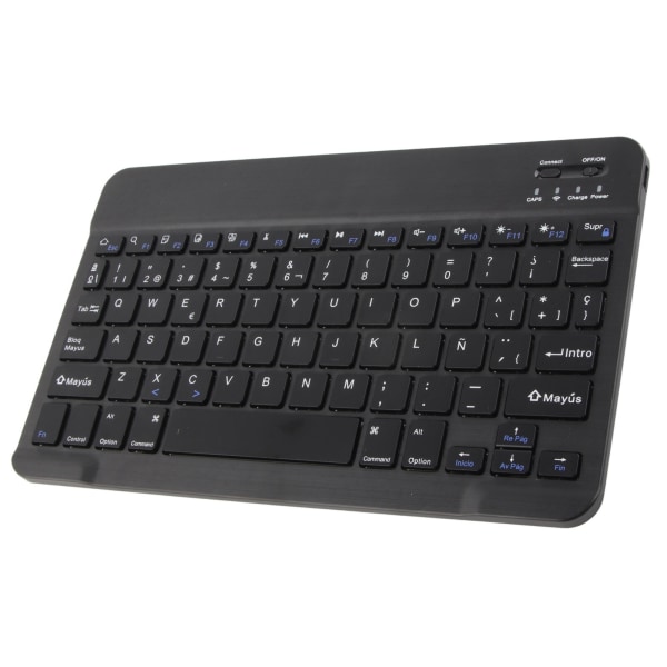 Mini bærbar trådløs Bluetooth 3.0 spansk tastatur Touchpad til IOS/Android