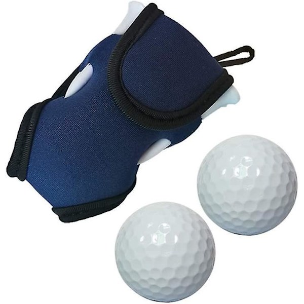 Golfpallojen ja tiien pidike pussilaukku säilytyskotelo