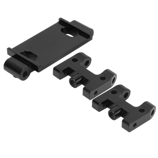 RC aluminiumlegering øvre svingarm foran, passer til WPL D12 fjernstyret bilmodel, sort