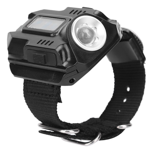 Handledslampa med LED-ljus och display, elektronisk klocka, multifunktionell klocklampa