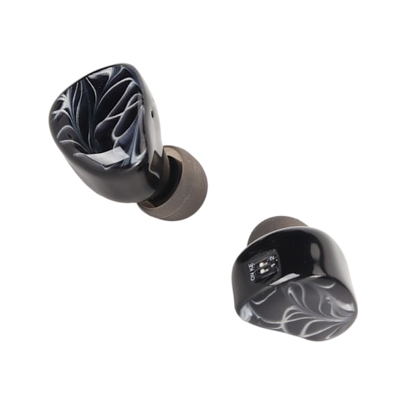 Dubbla dynamiska drivrutiner öronsnäckor 0,78 mm 2-stiftsgränssnitt manuell inställning DD och BA IEM HiFi Stereo öronsnäckor