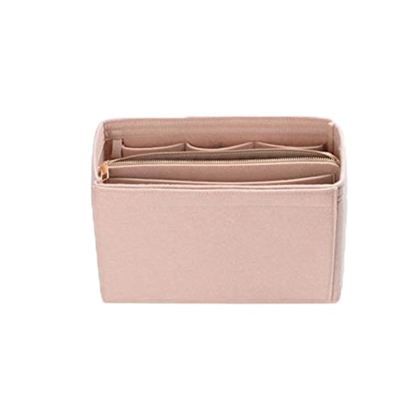 Filt researrangör väska - Dam Tote Liner Purse Insert (3 storlekar) 26*13*16 Khaki