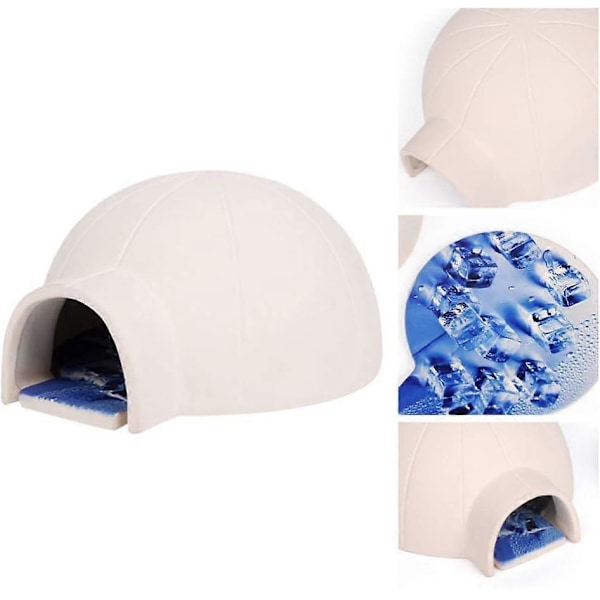 Keramisk Hamsterhus Lite Kjæledyr Hamster Kjølig Hule Rede Mini Hyttebur for Hamster Chinchilla Små Dy