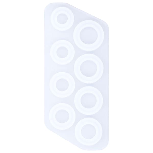 Silikonform DIY Unik Kristall Epoxi Ring Transparent Silikonform Dekoration
