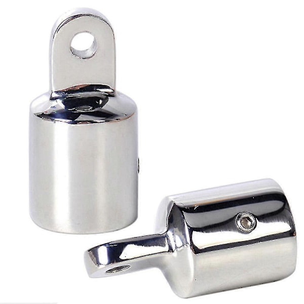 Less Steel Top Fitting Ware Båd Yacht Ekstern Øje Ende Canopy Rør Ende Passer 7/8; Od Rundt Rør Zekai