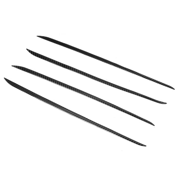 Karbonfiber Innendørs Dørpanel Stripe Trim Bil Interiør Tilbehør Passer for X1 E84 2011‑2015 LHD RHD