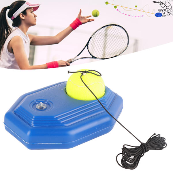 Tennisbold Ryg Base Træner Sæt - Single Person Practice