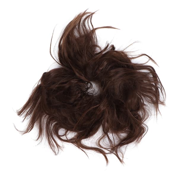 Fluffiga Hårknutsförlängningar Högtemperaturfiber Messy Bun Hårstycke Tousled Updo Hårknutar Q17-8#