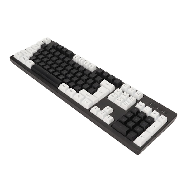 Trådlöst tangentbord och mus 104 tangenter RGB LED-bakgrundsbelysning 2 i 1 2,4 GHz-anslutning Vattentätt spelande tangentbord och mus för PC