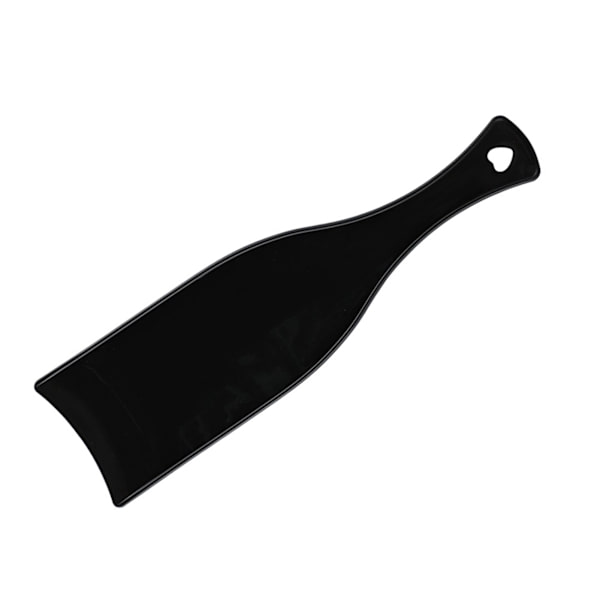 Svart plast hårfarge Høydepunkter Bleach Coloring Brush Kam Antistatisk hårverktøy