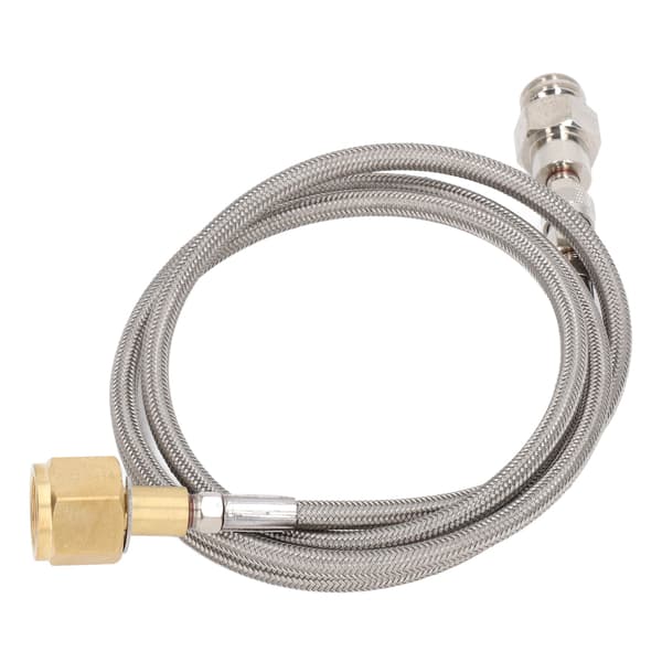 Sodagenopfyldningsadapter 1500PSI Rustfri CO2-cylinderpatron Påfyldningstankforbindelse W21.8-14 til TR21-4