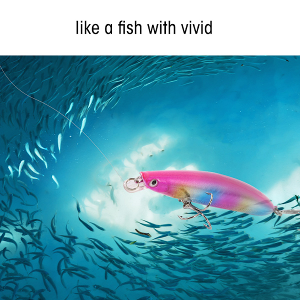 HENG JIA 9,5 cm lokkemad hård agn kunstige agn fiskeri Minnow woblere til fiskeri (F)